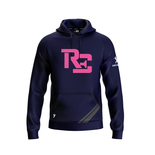 [FOLHSMNV-YXS-LOGO1] Decker Summit Hoodie (Youth XS, Navy, Logo 1)