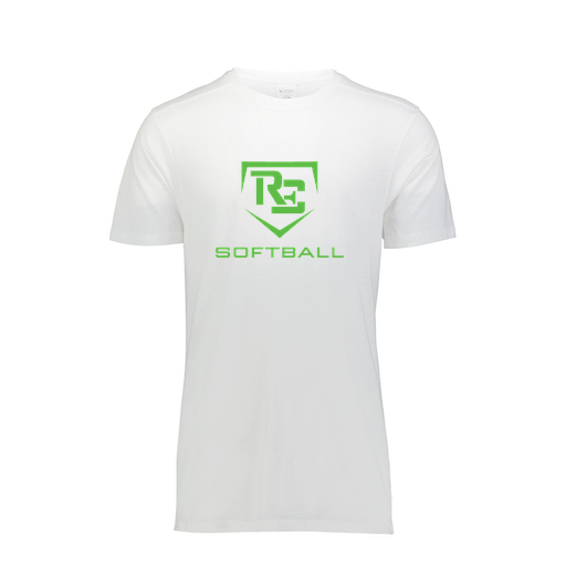 [FTSCUBWH-AS-LOGO2] Decker Men's Tri-Blend T-Shirt - Short Sleeve (Adult S, White, Logo 2)