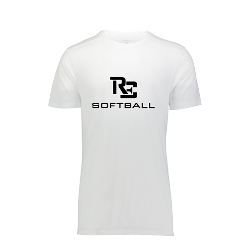 [FTSCUBWH-AS-LOGO3] Decker Men's Tri-Blend T-Shirt - Short Sleeve (Adult S, White, Logo 3)