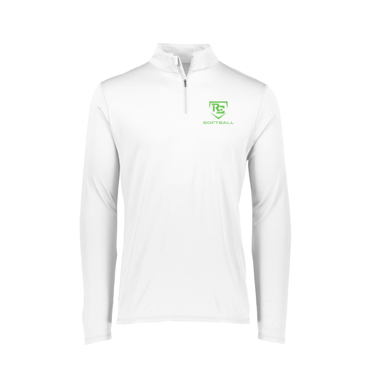 [FTLQFLWH-FAXS-LOGO2] Decker Women's Flex-Lite 1/4 Zip Shirt (Female Adult XS, White, Logo 2)