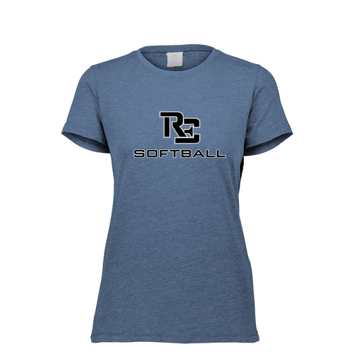 [FTSCUBNV-FAXS-LOGO3] Decker Women's Tri-Blend T-Shirt - Short Sleeve (Female Adult XS, Navy, Logo 3)