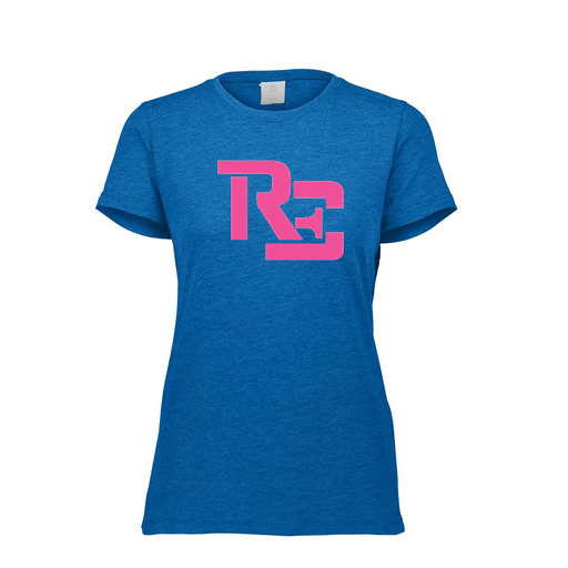 [FTSCUBRY-FAXS-LOGO1] Decker Women's Tri-Blend T-Shirt - Short Sleeve (Female Adult XS, Royal, Logo 1)