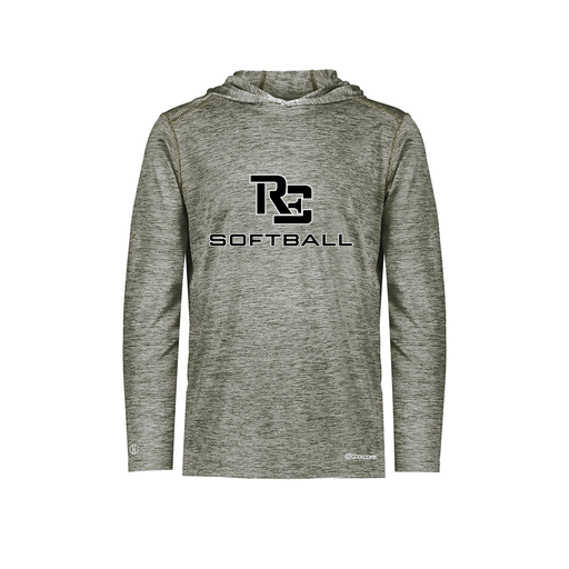 [FOLHCGGY-AS-LOGO3] Decker Men's Charge Hoodie (Adult S, Gray, Logo 3)