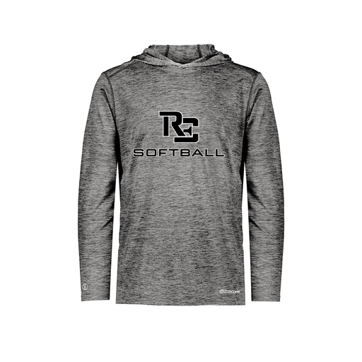 [FOLHCGBK-YS-LOGO3] Decker Youth Charge Hoodie (Youth S, Black, Logo 3)