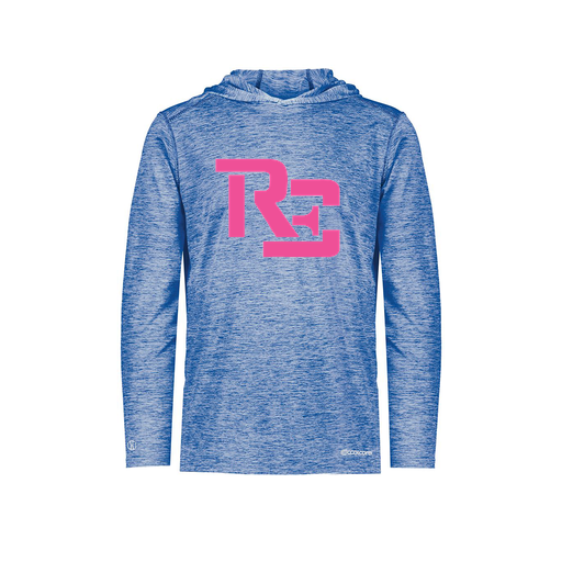 [FOLHCGRY-YS-LOGO1] Decker Youth Charge Hoodie (Youth S, Royal, Logo 1)