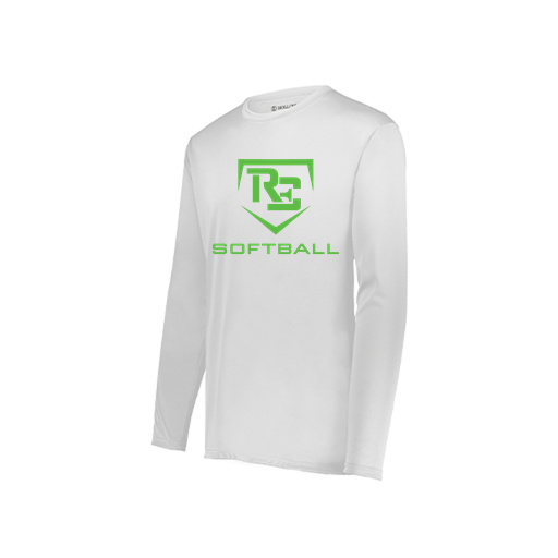 [222822.005.XS-LOGO2] Men's LS Smooth Sport Shirt (Adult XS, White, Logo 2)