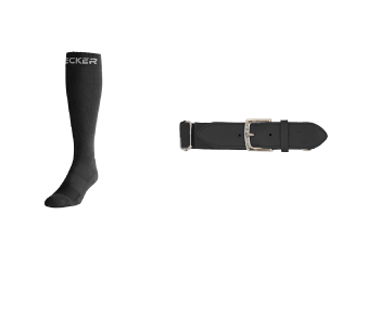 Rivers Edge Softball - Black Socks & Belt